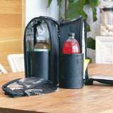 CaddyO Dual Travel Tote is perfect for wine, soda, water, juice, and snacks - by ChillnJoy